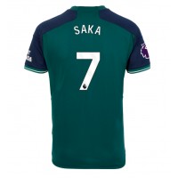 Camisa de Futebol Arsenal Bukayo Saka #7 Equipamento Alternativo 2023-24 Manga Curta